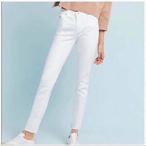 AG Adriano Goldschmied "The Stevie" White Jeans  NWT | Size 26